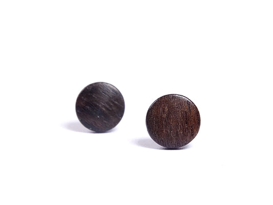 Clous d'oreilles en bois ziricote