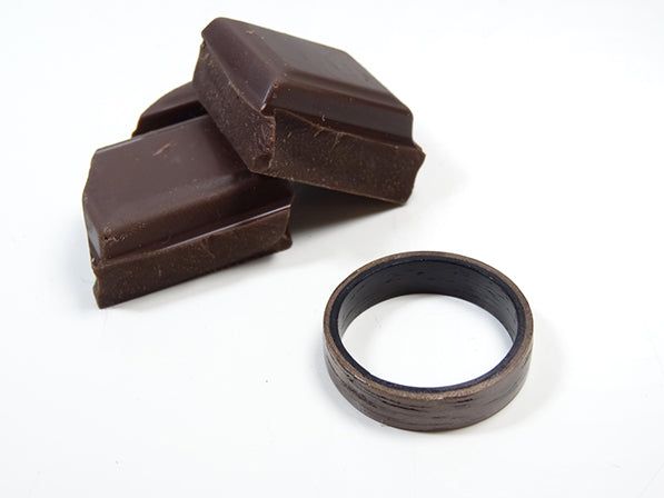 Bague en bois Ebène et Noyer
