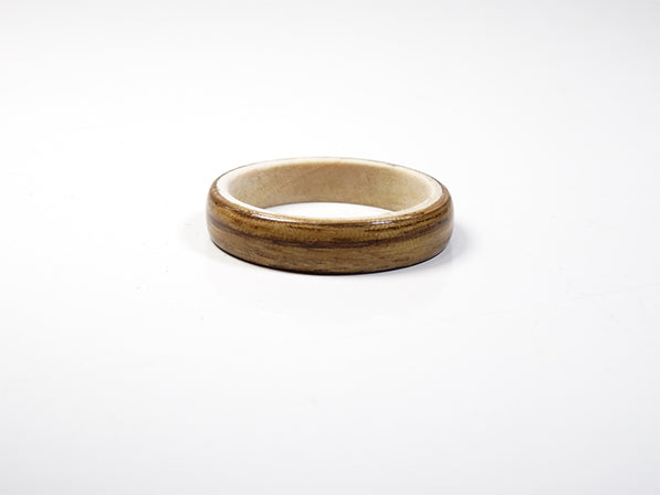 Bague Zebrawood et Erable
