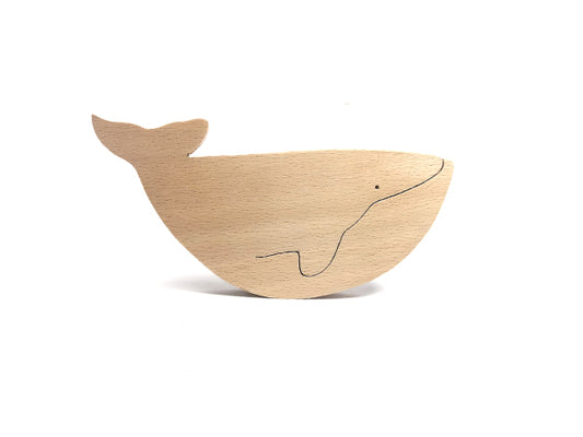 Baleine en bois