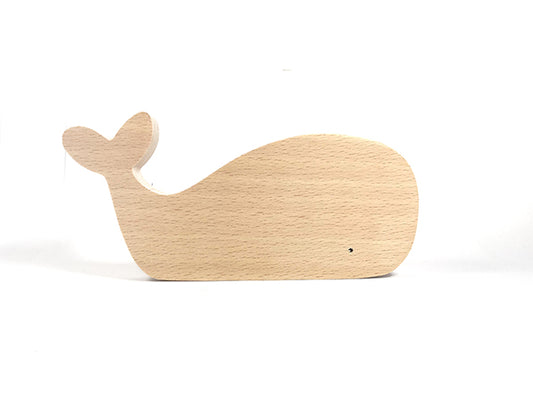 Animaux marin en bois - baleine en bois