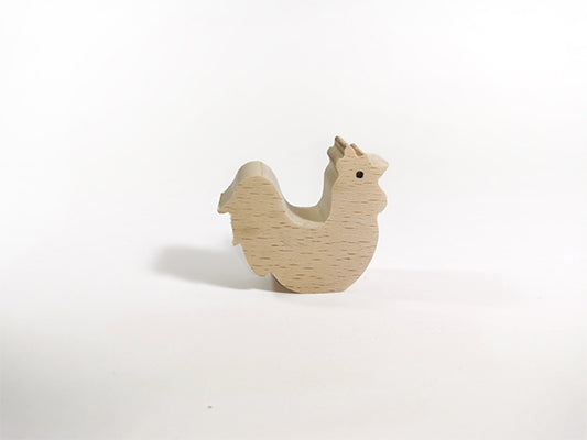 Animaux de la ferme en bois : La Poule