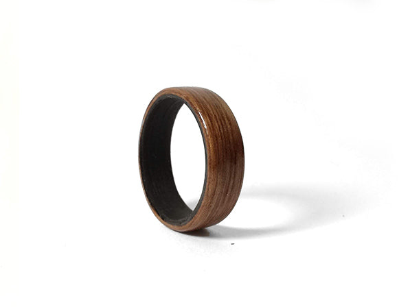 Bague Ebene et Noyer