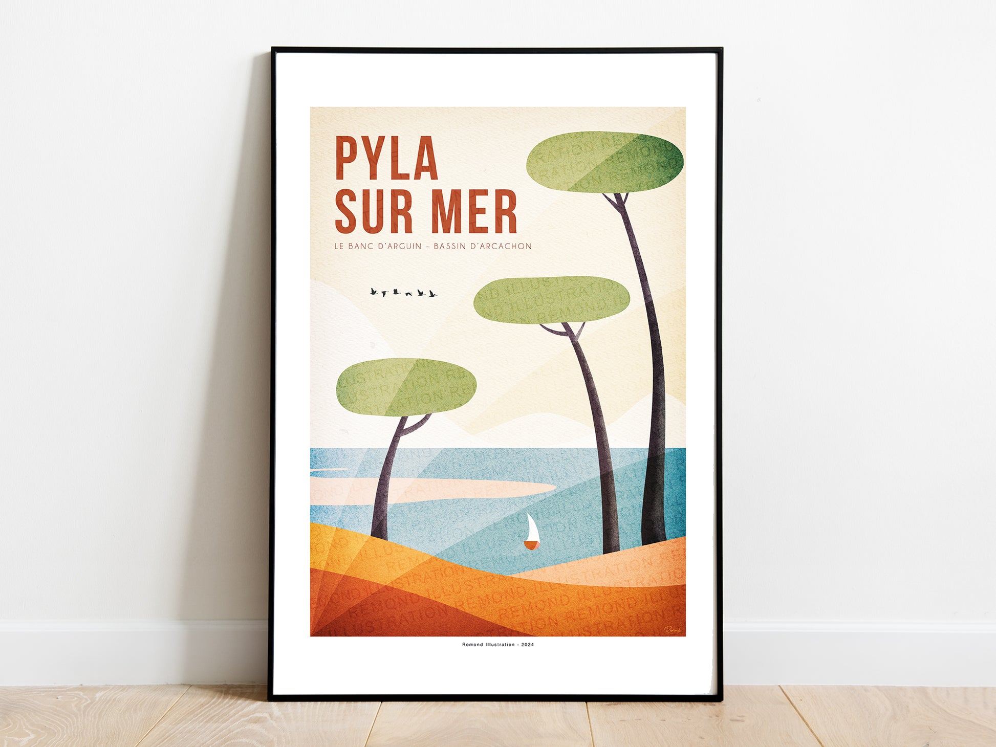 Affiche Pyla sur Mer